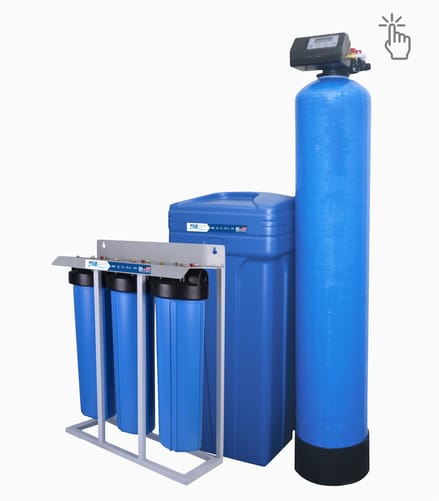 Salt base water softener system