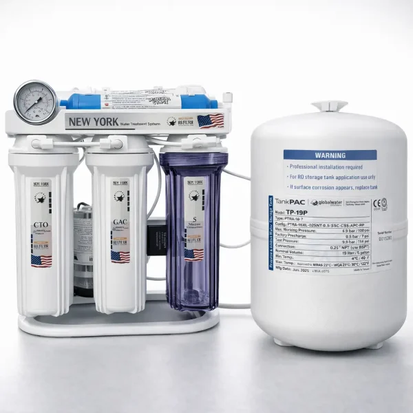 Under sink reverse osmosis water filtration system Under sink reverse osmosis water filtration system