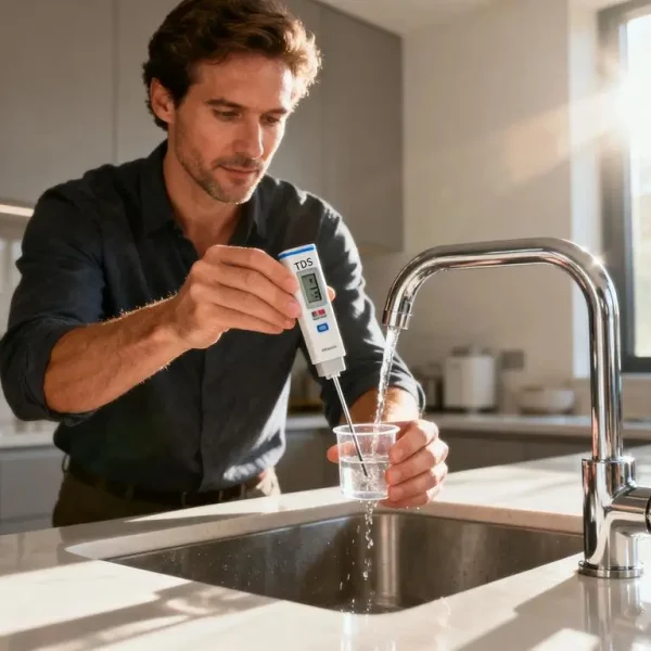Professional household water quality testing service