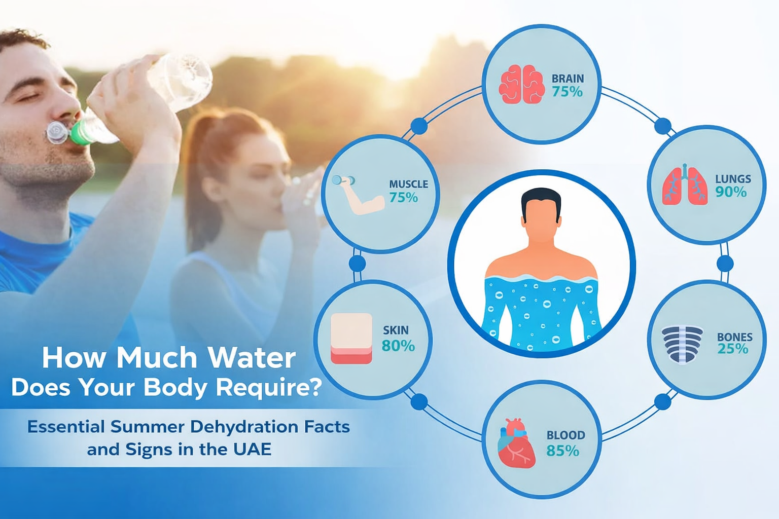 How Much Water Does Your Body Require Essential Summer Dehydration Facts and Signs in the UAE