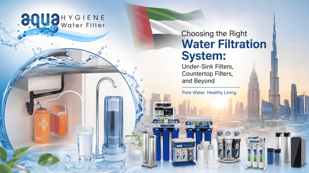 Choosing the Right Water Filtration System Under-Sink Filters, Countertop Filters, and Beyond