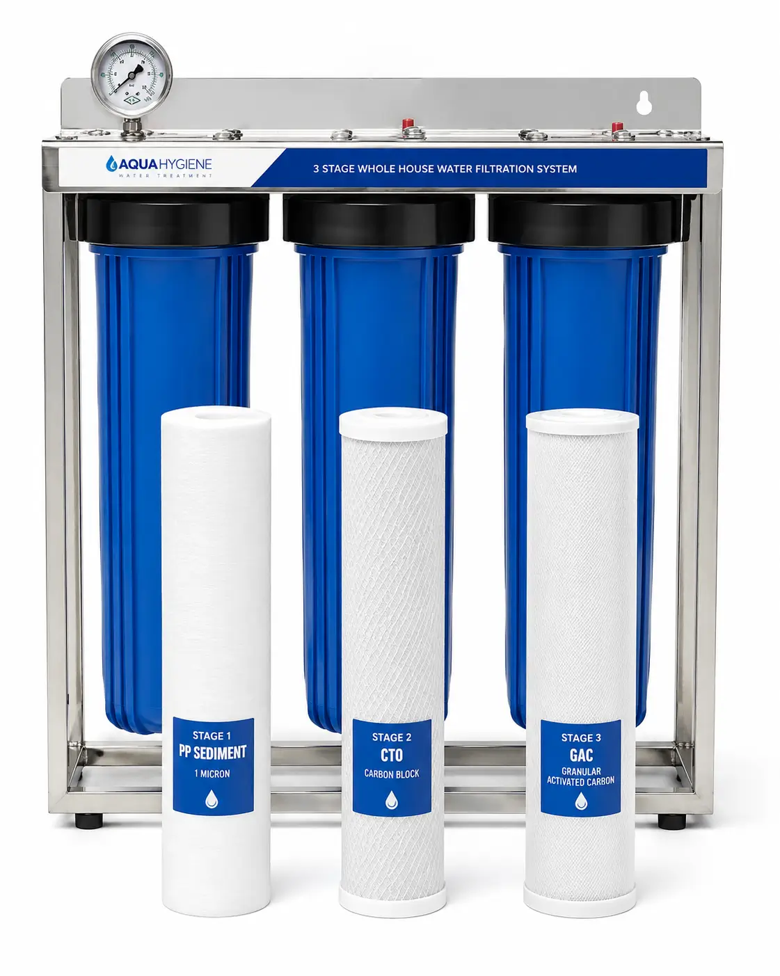 Three Stage Whole House Filtration System Three Stage Whole House Filtration System