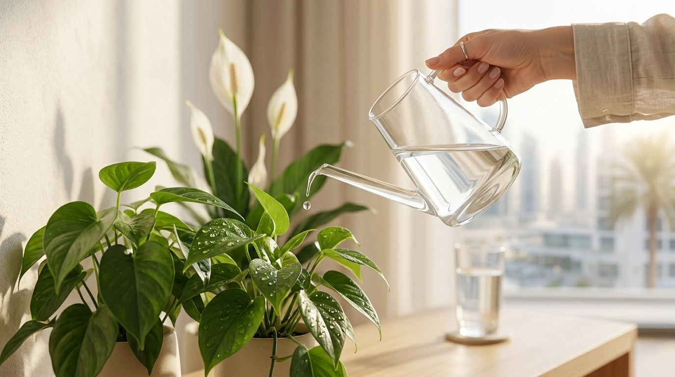 Watering with RO water