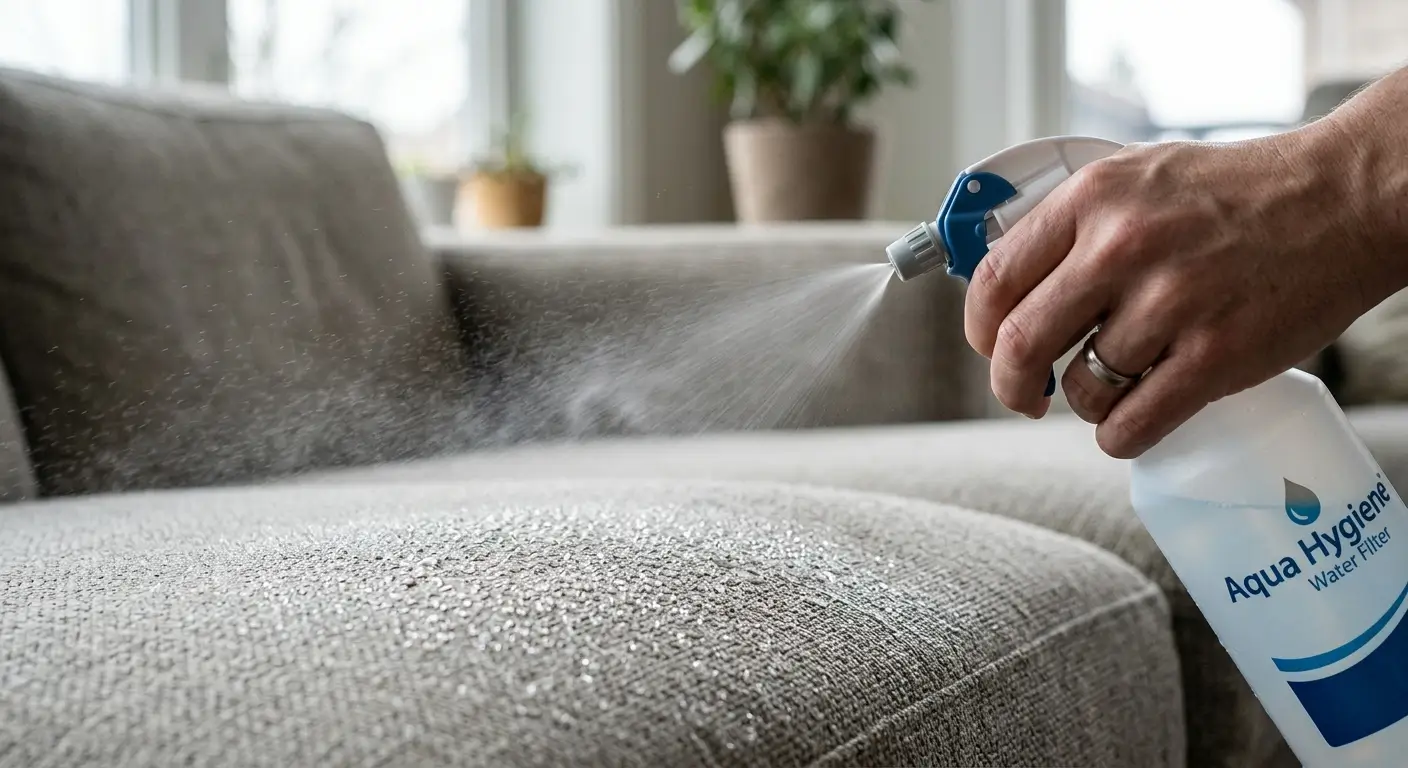 water-filter-dubai-Prepare and Spray the Cleaning Solution